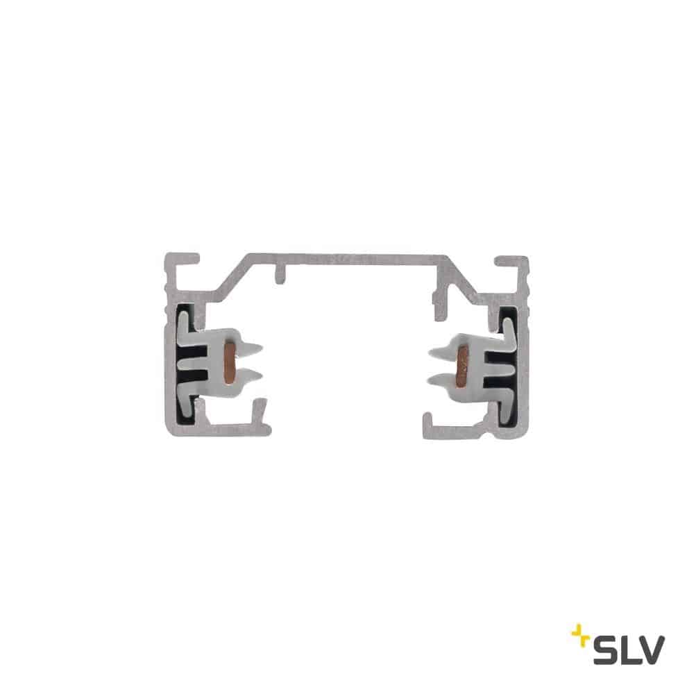 SLV 143022 1Phasen-Stromschiene Aufbau, silbergrau, 2m