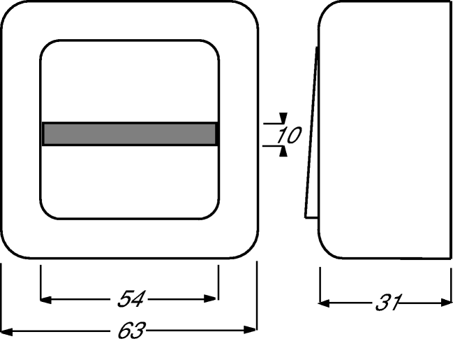 Busch-Jaeger 2601/5 APGL Wippschalter Serienschaltung, beleuchtbar, weiß