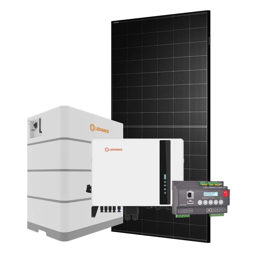 LEDVANCE/SMARTFOX E24-PV-SET4-LLLS-11.00 Energiemanagement-PV-Anlage 11 kWp für optimale Eigenverbrauchsquote