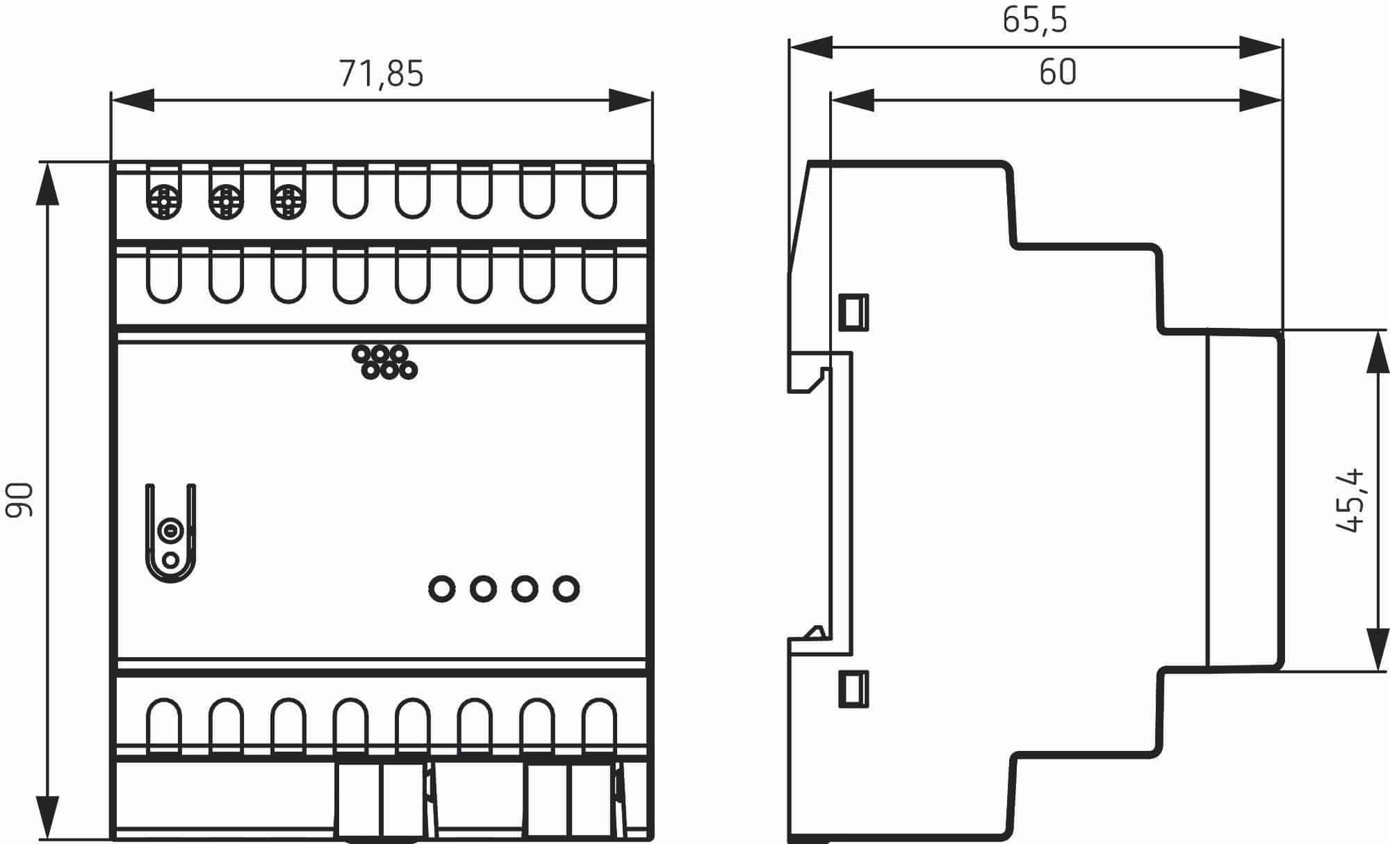 Theben 9070959 PS 1280 mA T KNX Spannungsversorgung