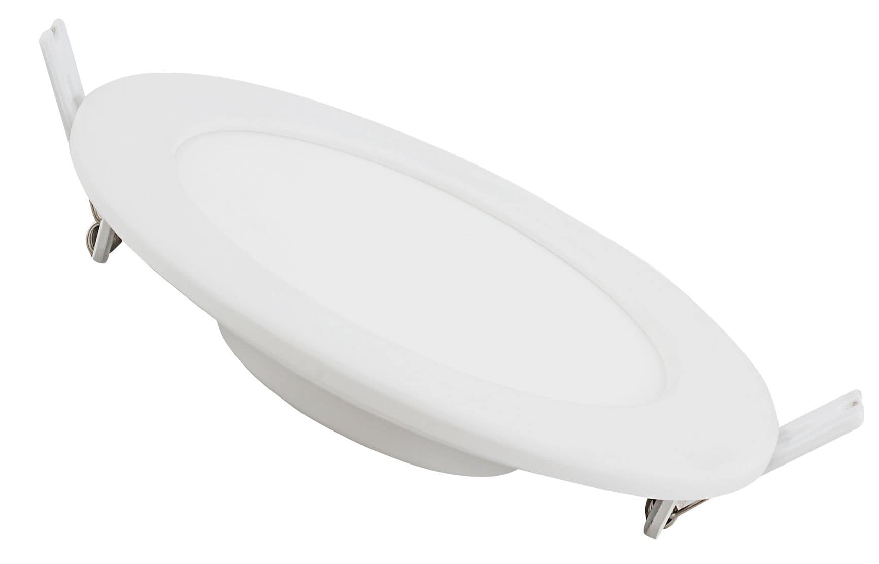 Heitronic 501375 LED Einbaudownlight LE MANS kreisförmig, 6 W, 3000/4000/6000 K,  Ø115x32 mm, IP44, dimmbar