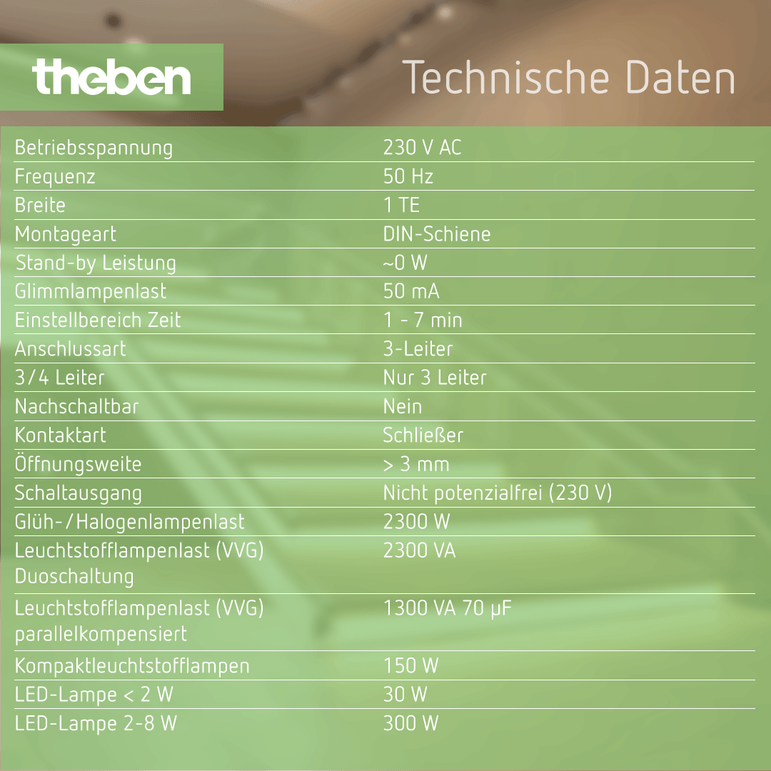 Datenblatt des Theben ELPA 9 Zeitschalters, elektromechanisch, identische Klemmbelegung wie ELPA 8