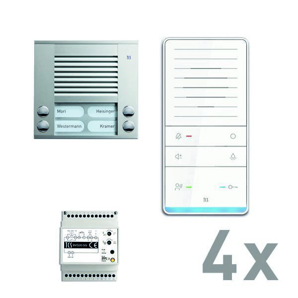 TCS PAAF042/001 Audio-Außenstation, Serie PES mit Freisprecher TASTA Audio Plus 4 WE