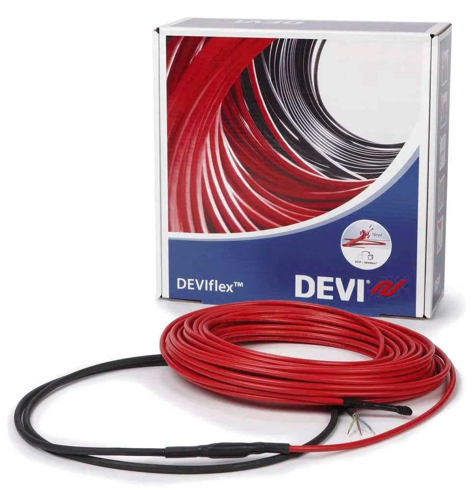 Devi 140F1219 DEVIflex™ 10T Heizleitung, 10 W/m Länge 10 m, 230 V, inkl. 2,5 m Kaltleiter