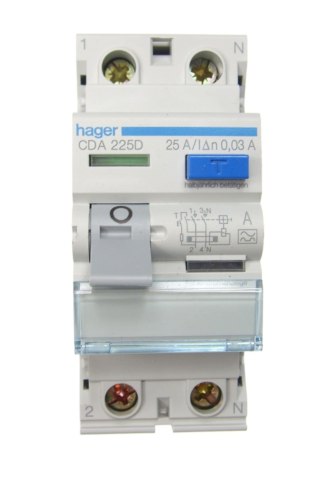 Hager ADA510D FI/LS-Schalter 1P+N 10kA B-Charakteristik 10A 30mA Typ A