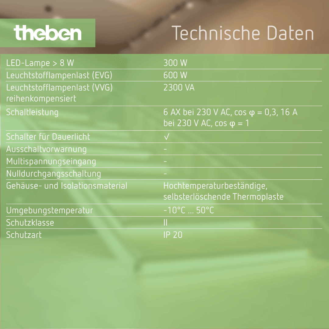 Datenblatt des Theben ELPA 9 Zeitschalters, elektromechanisch, identische Klemmbelegung wie ELPA 8