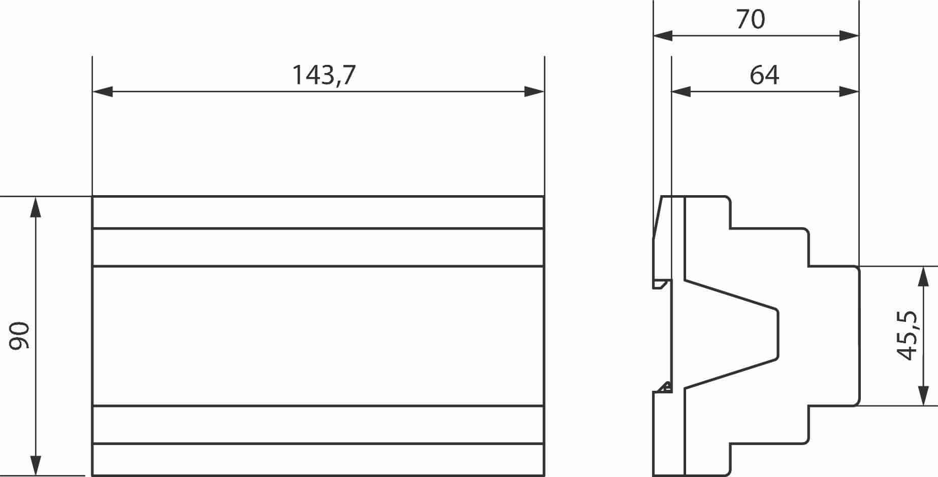 Theben 4940235 BM 12 T KNX Binäreingang 12-fach