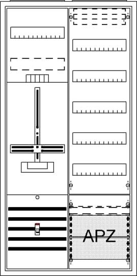 Striebel & John DA27BB Komplettschrank, AP Dreipunkt, A27 1Z1V5A2