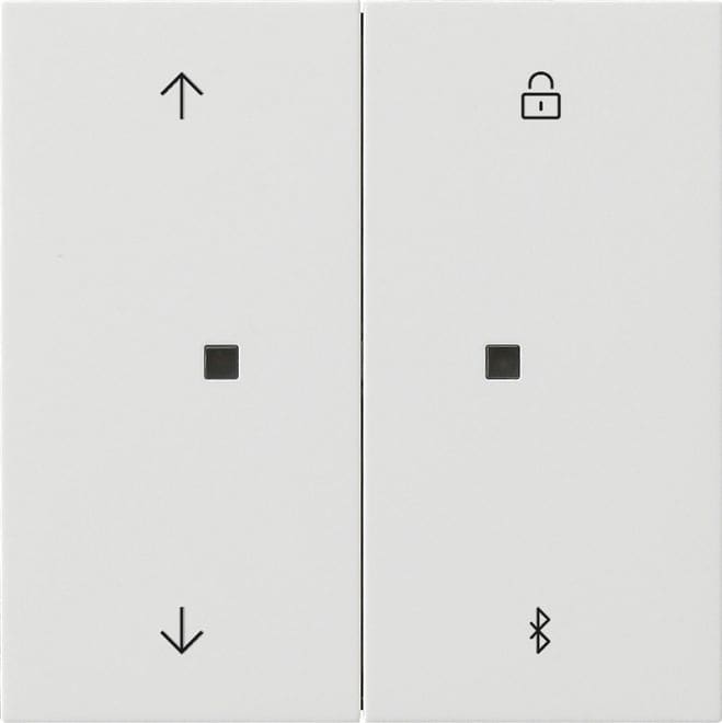 Gira 5367112 System 3000 Jalousie- und Schaltuhr BT Pfeilsymbole Flächenschalter Reinweiß