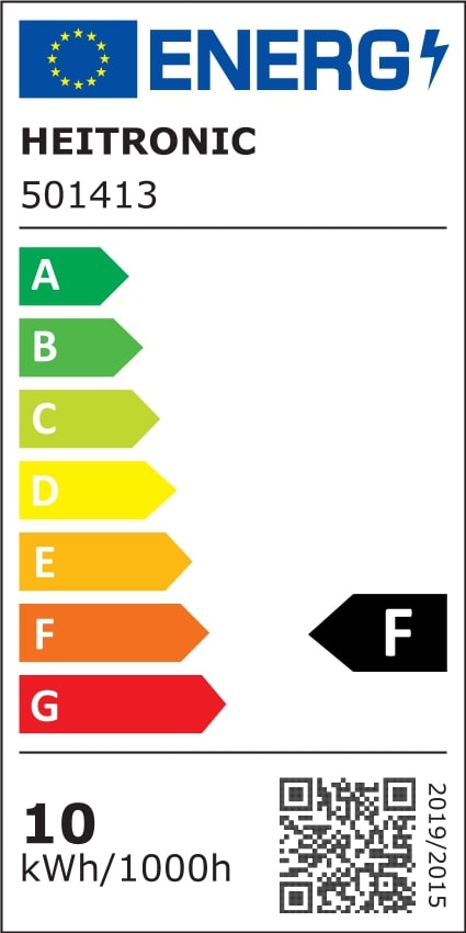 Heitronic VO-501413 LED Flutlichtstrahler BOLTON 2.0, 10 W, 3000 K mit Erdspieß, 3m Anschlusskabel und Stecker