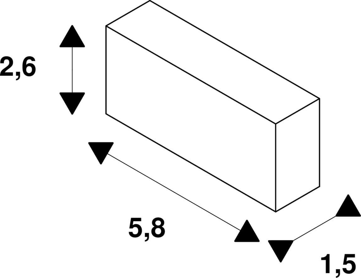 SLV  145560 EUTRAC Längsverbinder, schwarz