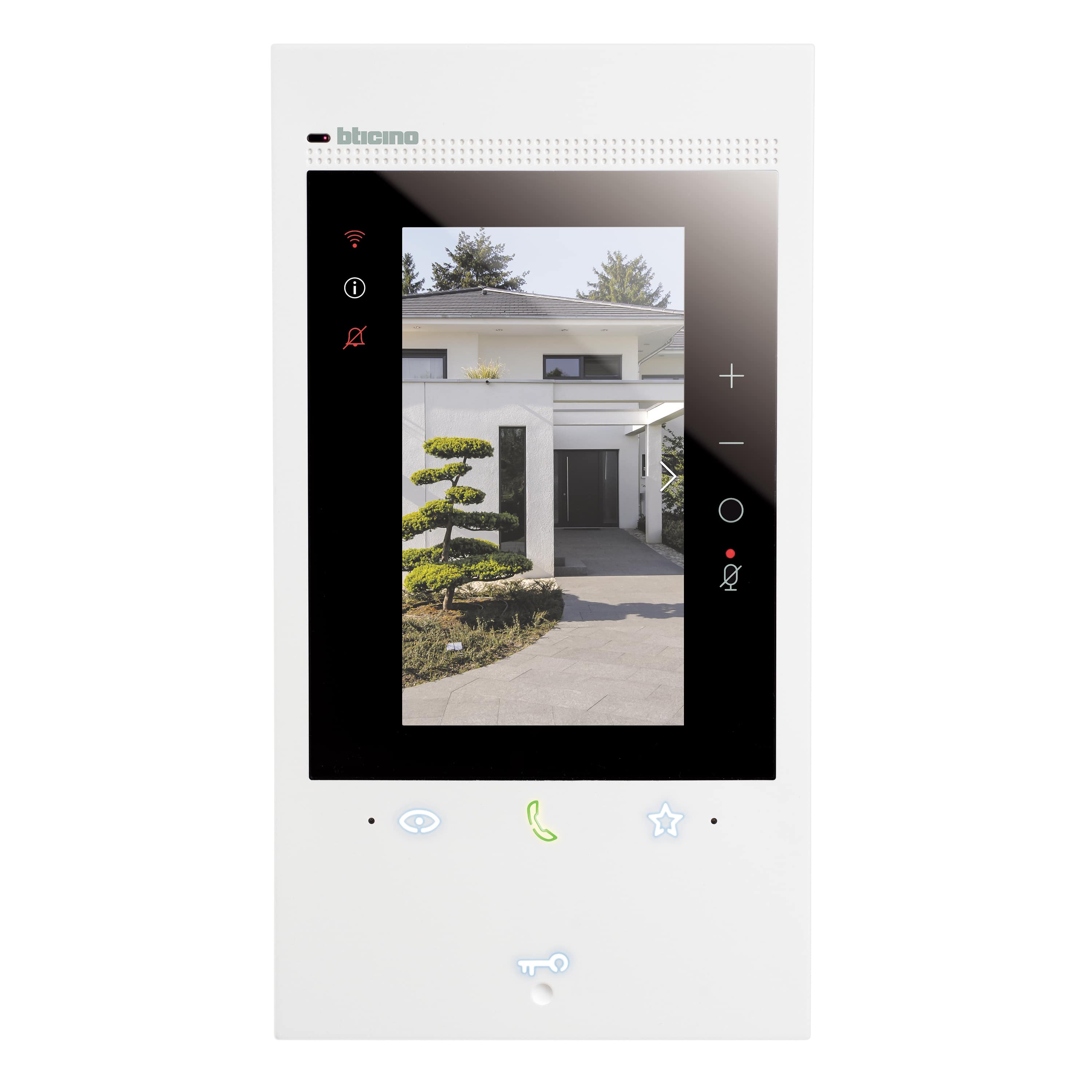 Legrand-Bticino 344842 Video-Innenstelle Classe 300EOS with Netatmo mit 5"-Touchscreen, Smartphone-Anbindung und Smarthome- und Sprachsteuerung, weiß