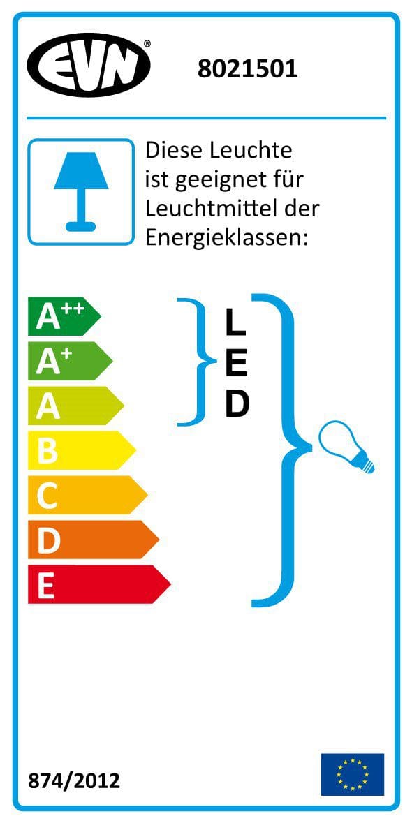 EVN 8021501 Deckenanbauleuchte rund, 222mm