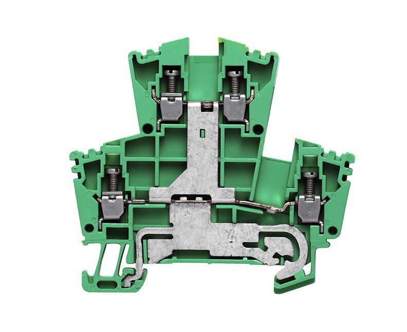 Weidmüller WPE 2.5 PE Doppelstock-Reihenklemme 2,5mm², Schraubanschluss