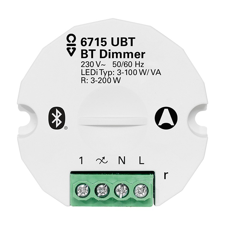 Busch-Jaeger 6715 UBT Bluetooth-Dimmer-Einsatz, Casambi 230 V