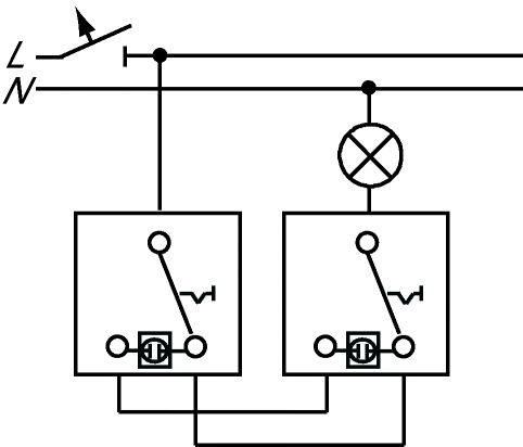 Busch-Jaeger 2002/6 UJDR-64 Drehschalter Aus- und Wechselschaltung, Porzellan, studioweiß