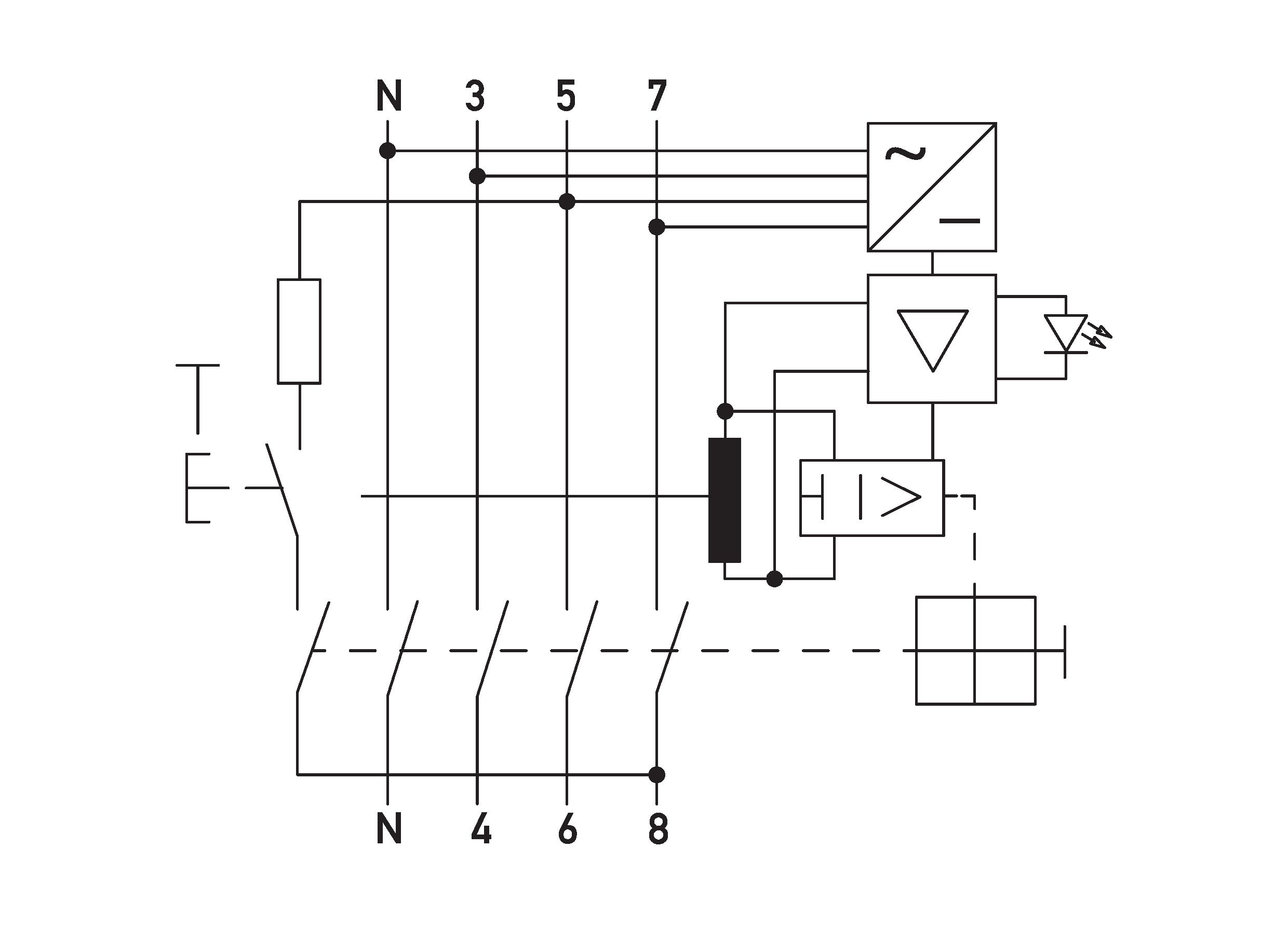 Doepke 09137998HD FI-Schutzschalter 4-polig, 40A, 500mA, Typ B