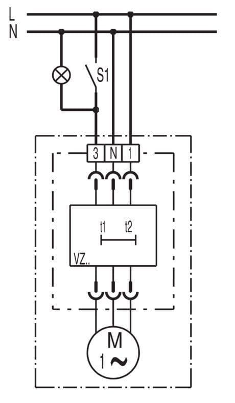 Maico ER60 VZ Ventilator Verzög.Schalter 21W,62cbm/h,IPX5