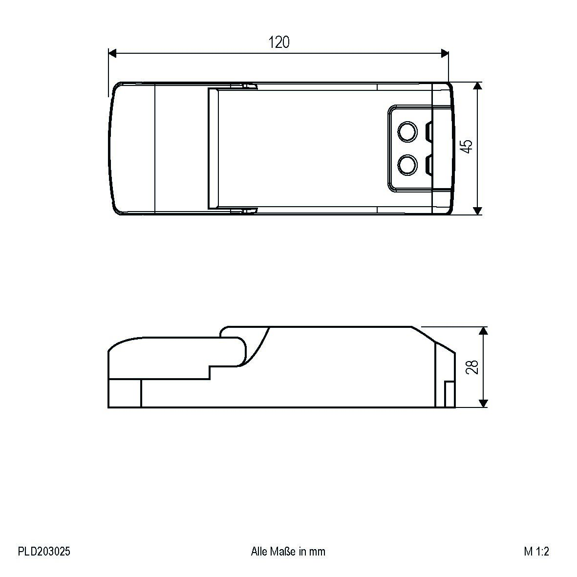 EVN PLD203025 NG 300mA, 13,2-25W, IP20, dimmbar