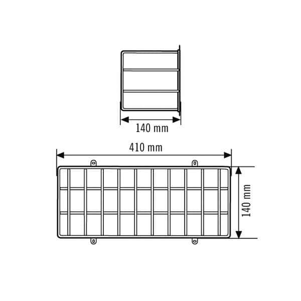 ESYLUX EN10017841 SLA Schutzkorb 140