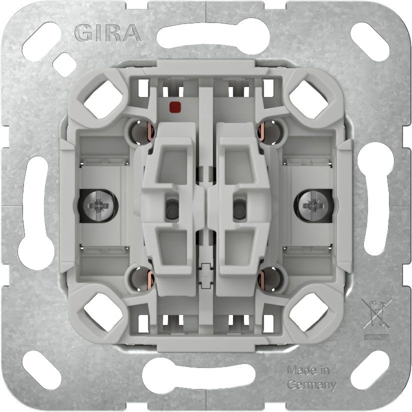 Gira 387800 Wipp-Jalousietaster 10 A 250 V~ ohne Befestigungskralle