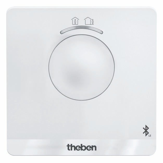 Theben 8509150 RAMSES 850 BLE OT OpenTherm-Digital-Uhrenthermostat, Wochenprogramm, App-Bedienung