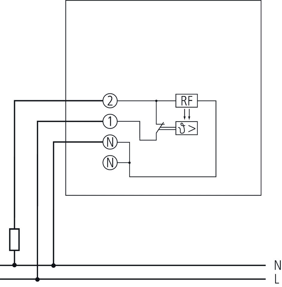 Theben 7010001 RAM SES 701 Analoges Raumthermostat für alle Heizungsarten (Gas, Wasser, Elektro), thermische Rückführung, Regelung zentral oder Einzelraum, Raumtemperaturregler, Raumregler, Thermostat