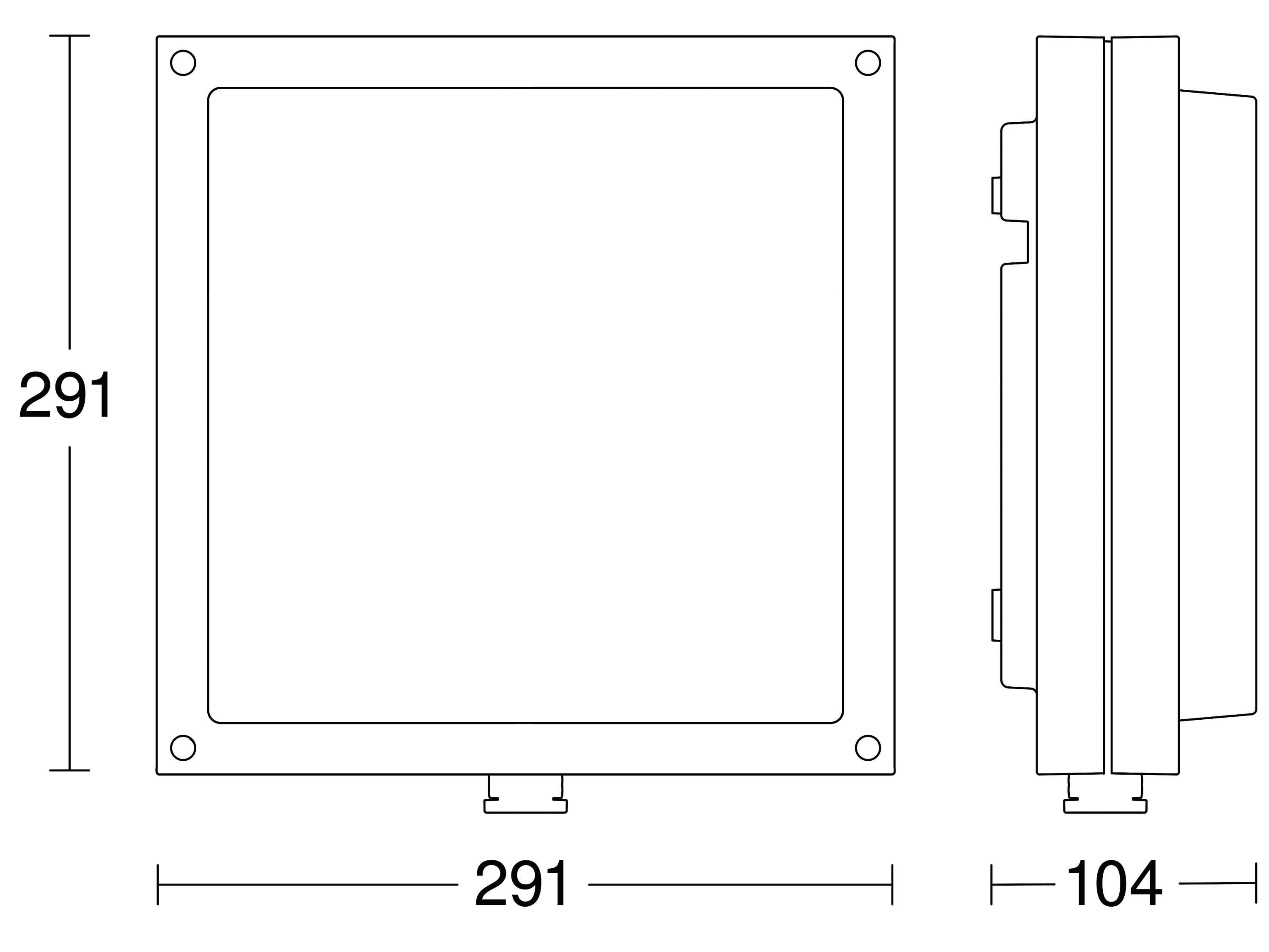 Steinel 053000 Sensor-Außenleuchte L690 LED PMMA ANT V2