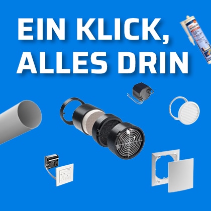 Lunos Nachrüstpaket Funk II mit Smart Comfort Steuerung