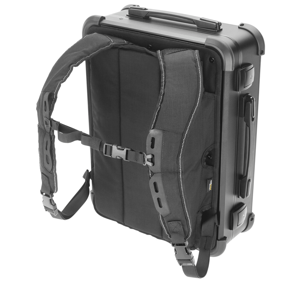 Cimco 17 3010 CimPack Electric mit 13 Werkzeugen, Kombination aus Rucksack und Werkzeugkoffer, schwarz, Aluminium