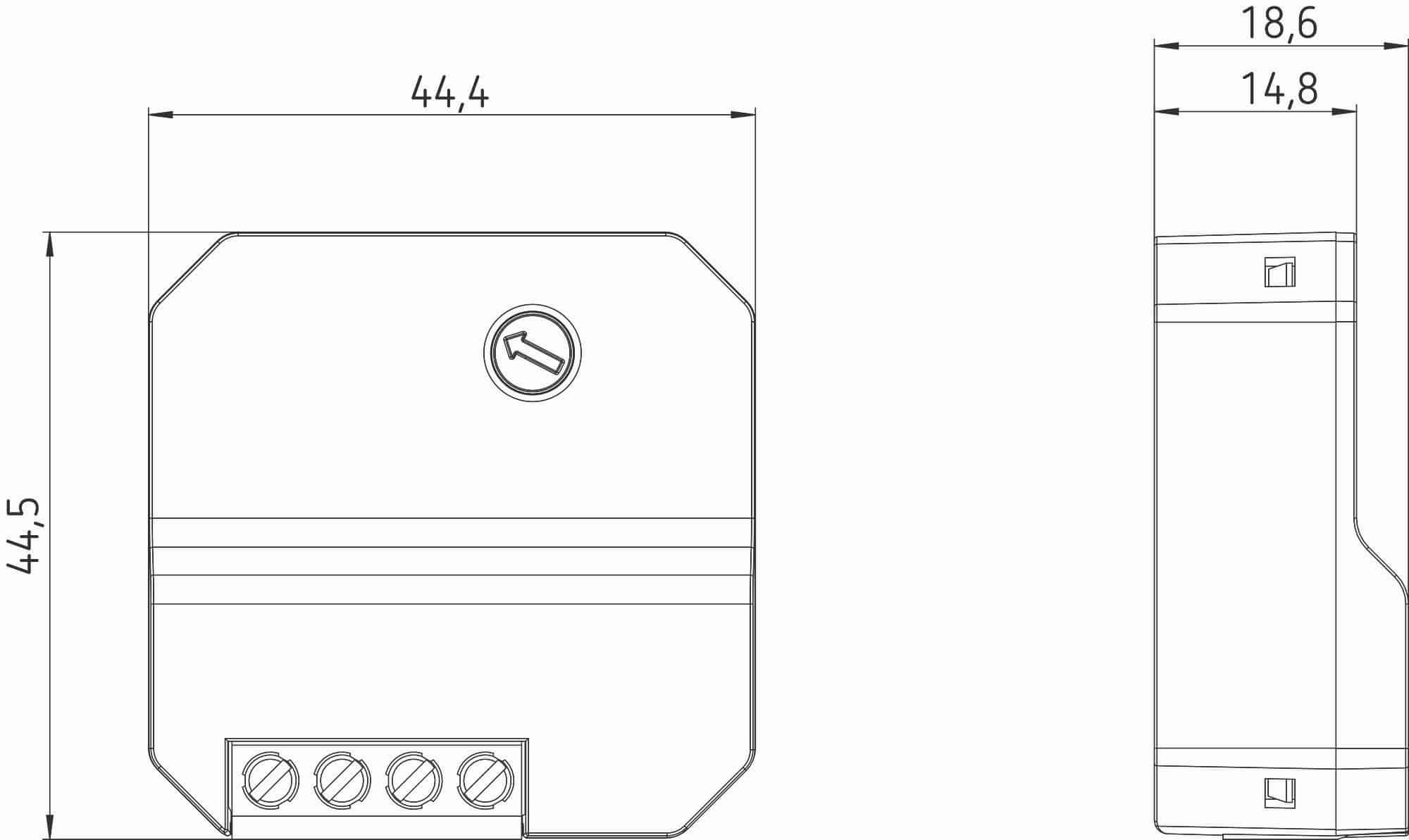 Theben 5450130 DIMAX 545 plus P UP-Universaldimmer, App-Bedienung, Zeitfunktionen