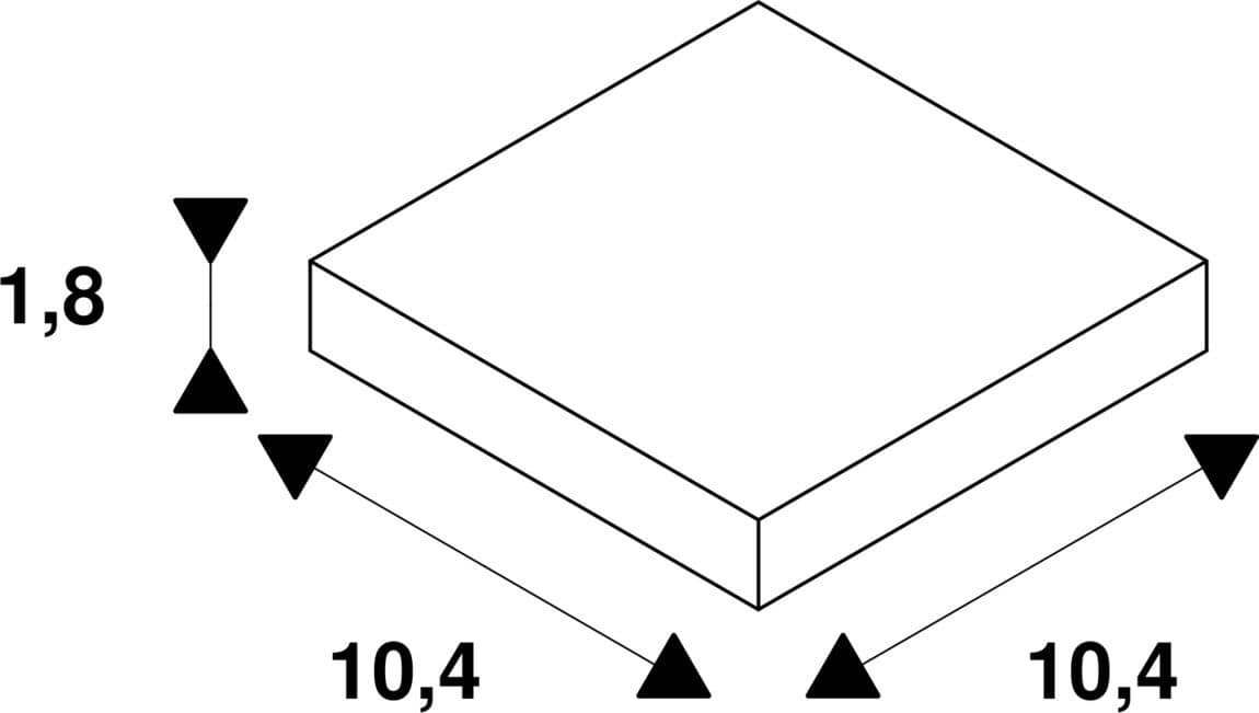 SLV 143050 Eckverbinder/ Einspeiser, Erde außen, schwarz