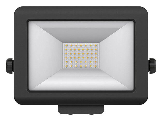 Theben 1020686 theLeda B30L BK LED-Strahler für Wandmontage, 30 Watt, schwarz