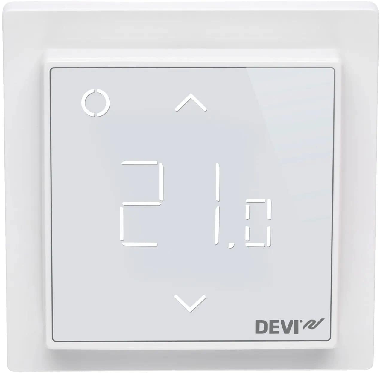 Devi 140F1140 DEVIreg™ Smart Raum.- und Fußboden Thermostat über WLAN App bedienbar, polarweiß